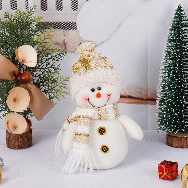 Christmas Gnome Figurine Elderly Snowman Doll Christmas Decorations Holiday Ornaments