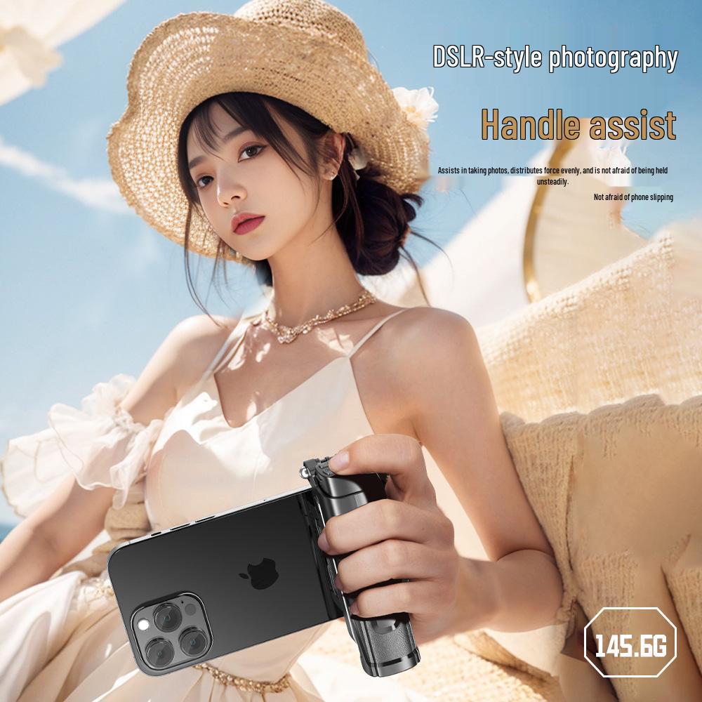 Compact 360° Rotating Selfie Stick with Bluetooth Remote for Live Streaming and Photography