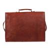 Leather messenger bag laptop Work computer shoulder Briefcase Satchel