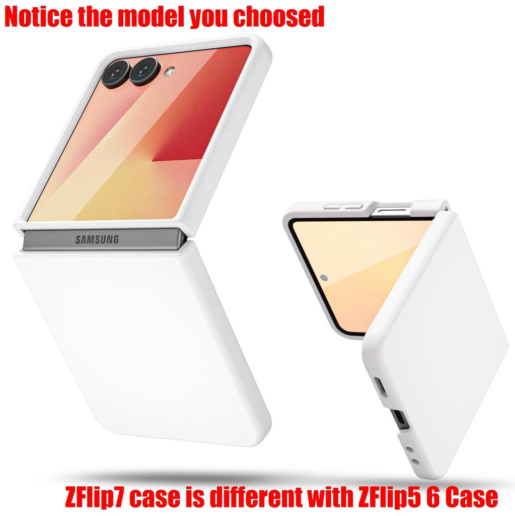 Liquid Silicone Case for Samsung Z Flip 8 Slim Ultra Thin Skin Feel Men Women Cover for Samsung Galaxy Z Flip 8 7 FE 6 5 4 3 2