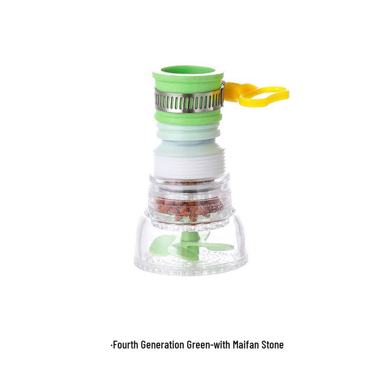 Retractable Kitchen Faucet Filter with Water-Saving Purification & Medical Stone Splash Head
