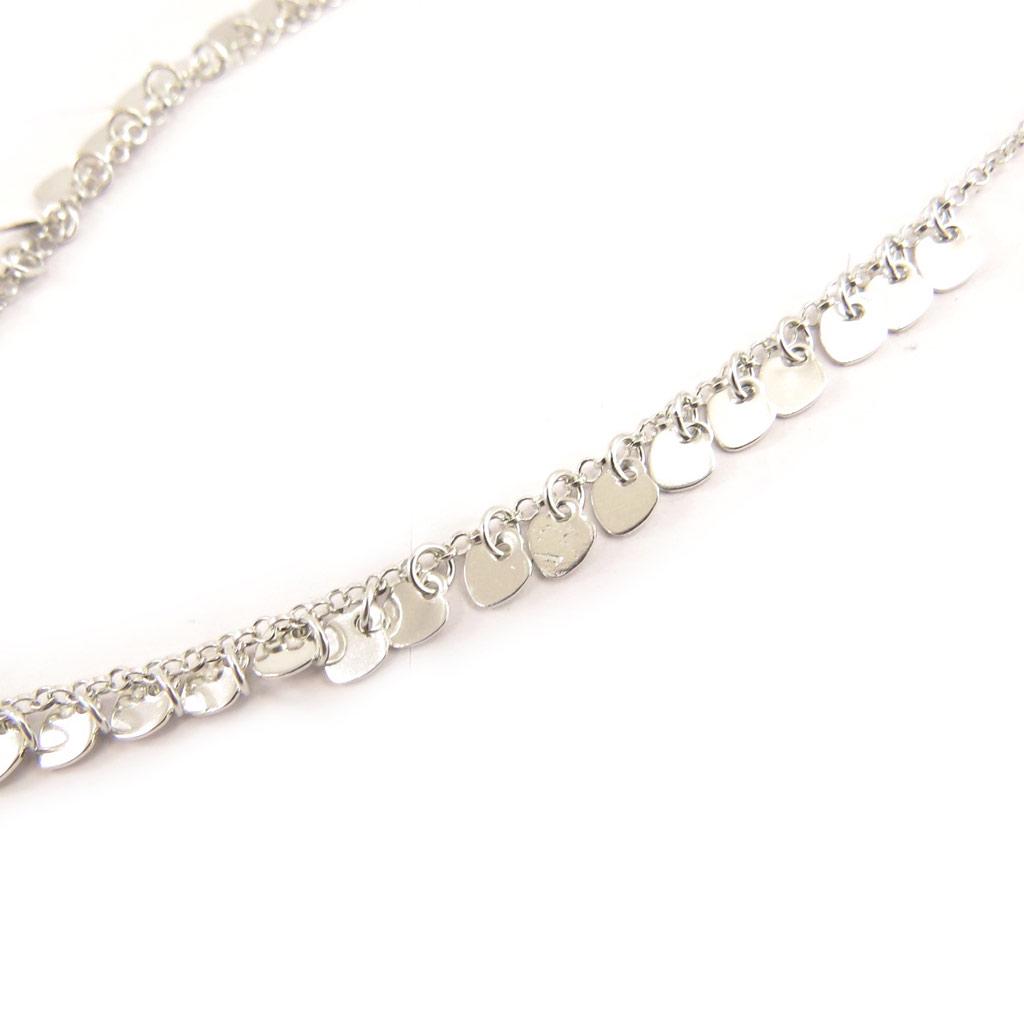 Les Trésors De Lily [C9374] - Silver 'Amoureuse' Necklace