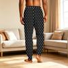 Men's Casual Sleep Pants with Pockets for Home Relaxation