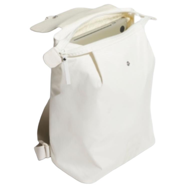 Adidas Polyester Twill Backpack Small Women's Jade White & Bauxite Brown Adidas KT0853