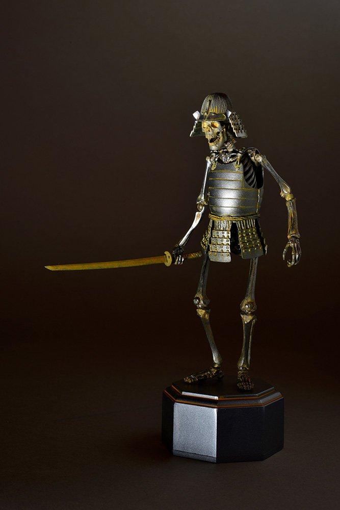 Takeya-style Articulated Figure: Skeleton Warrior (Rust-finished), Approx. 150mm, PVC & ABS, Painted, Movable Figure, KT-009