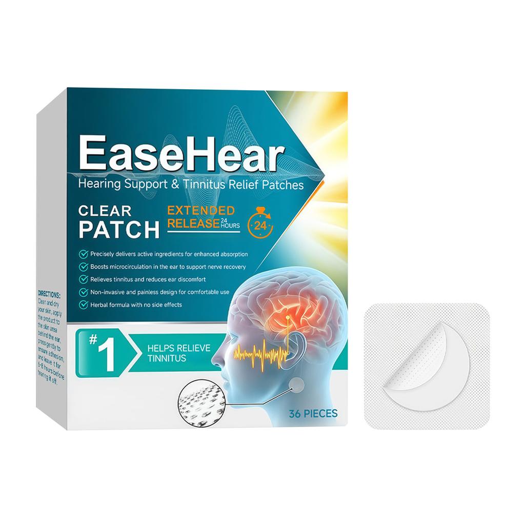 Ear Noise Plaster, Ear Care Patch, Reduces Tinnitus, Noise And Ear Discomfort, Suitable For Travel, Flight And Sleep