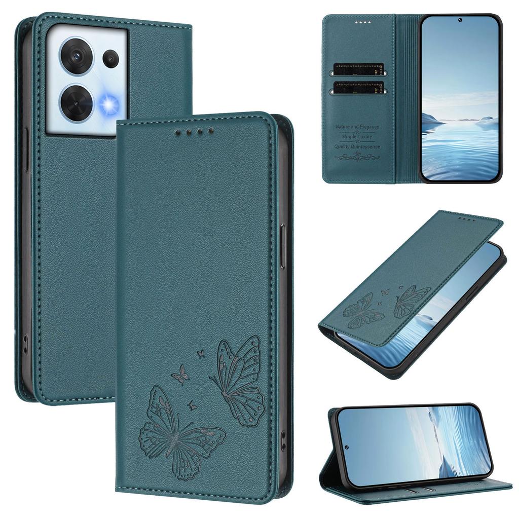 Luxury Leather Folio Flip Wallet Case Stand Shockproof Protective Cover For OPPO Reno 8 Lite Pro 8T 8Z 7Z 7 6 5 4 Lite 5F 5 4F