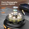 500X Magnification Digital Handheld Microscope Magnifier Glass+Light for Electronics Coins Jewelry Watch Repair White