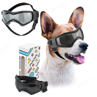 Accessori per animali domestici Occhiali da sole con protezione UV per cani e gatti Occhiali da sole per cani di piccola e media taglia, con cinturini regolabili