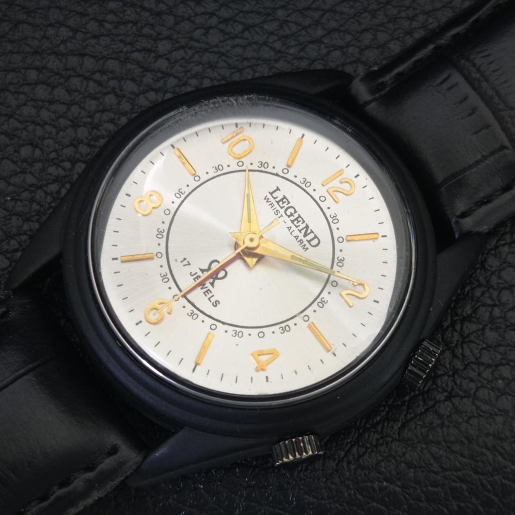 SWISS VINTAGE LEGEND HAND-WINDING MENS REFURBISHED ALARM WATCH A707528-1