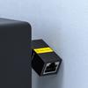 90Degree Rotatable Ethernet Coupler For Cat6 Cables Male And Female RJ45 Connectors 360 Rotating 1000mbps Bandwidth