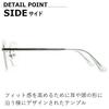 [MERRY PLEASURE] Sunglasses for Men and Women, UV Protection, Rimless, SquareOval Shape, Clear Lenses