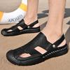 Herren Ledersandalen Strandsandalen Sommer