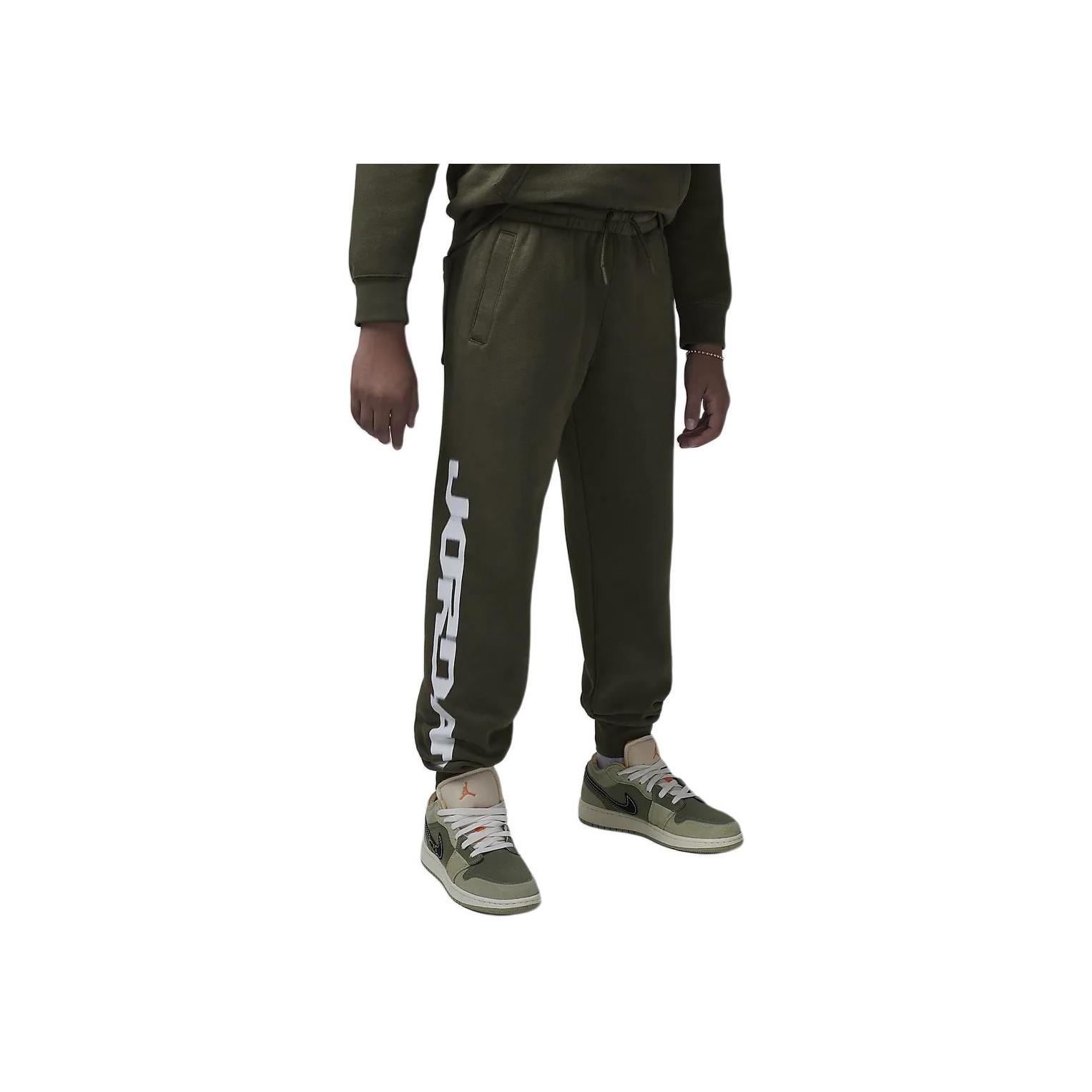 

Jordan MJ Flight MVP Fleece Knit Pants Kids bottoms Medium-Olive HQ7077-222 XL