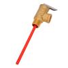 Tank Pressure Release Valve 1/2in with Extended Probe for Temperature and Pressure Tank Hot Water Heater 150 PSI DN15 Safety Valve