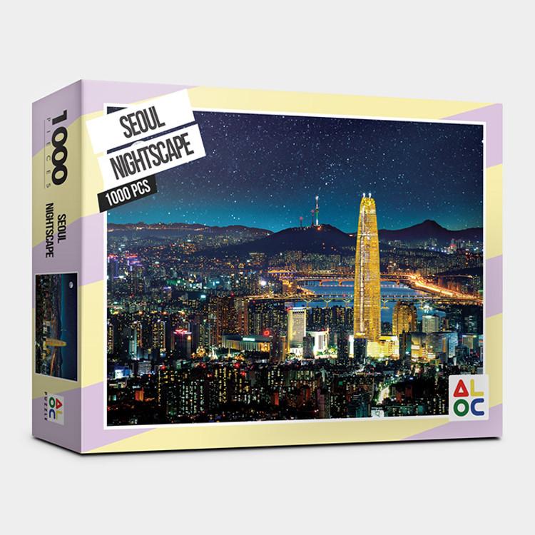 1000 Piece Jigsaw Puzzle - Seoul Night View, Popular Korean Puzzle