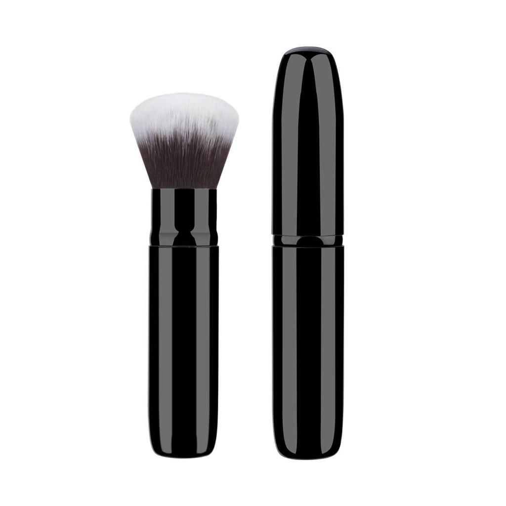 Retractable Travel Makeup Brush: Portable Blush & Powder Tool