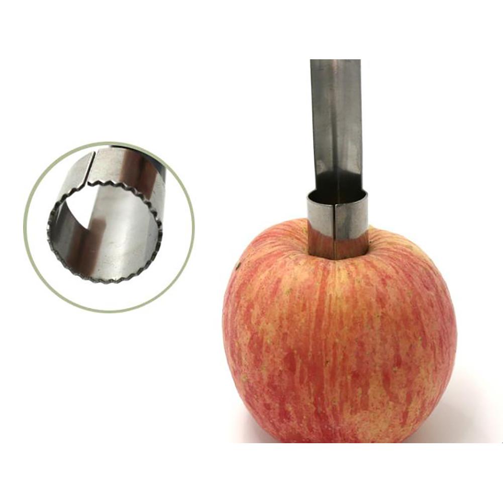 

Easy Twist Stainless Steel Fruit Core Seed Remover Kitchen Tool for Apple 1pc#1