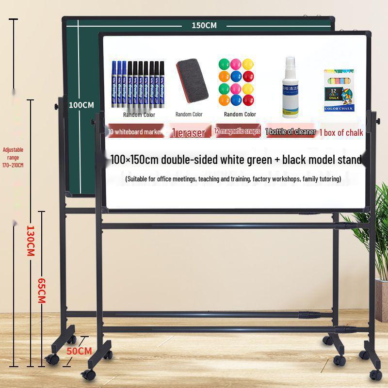 Mobile Magnetic Whiteboard Stand for Office, Meetings, Teaching, and Displays