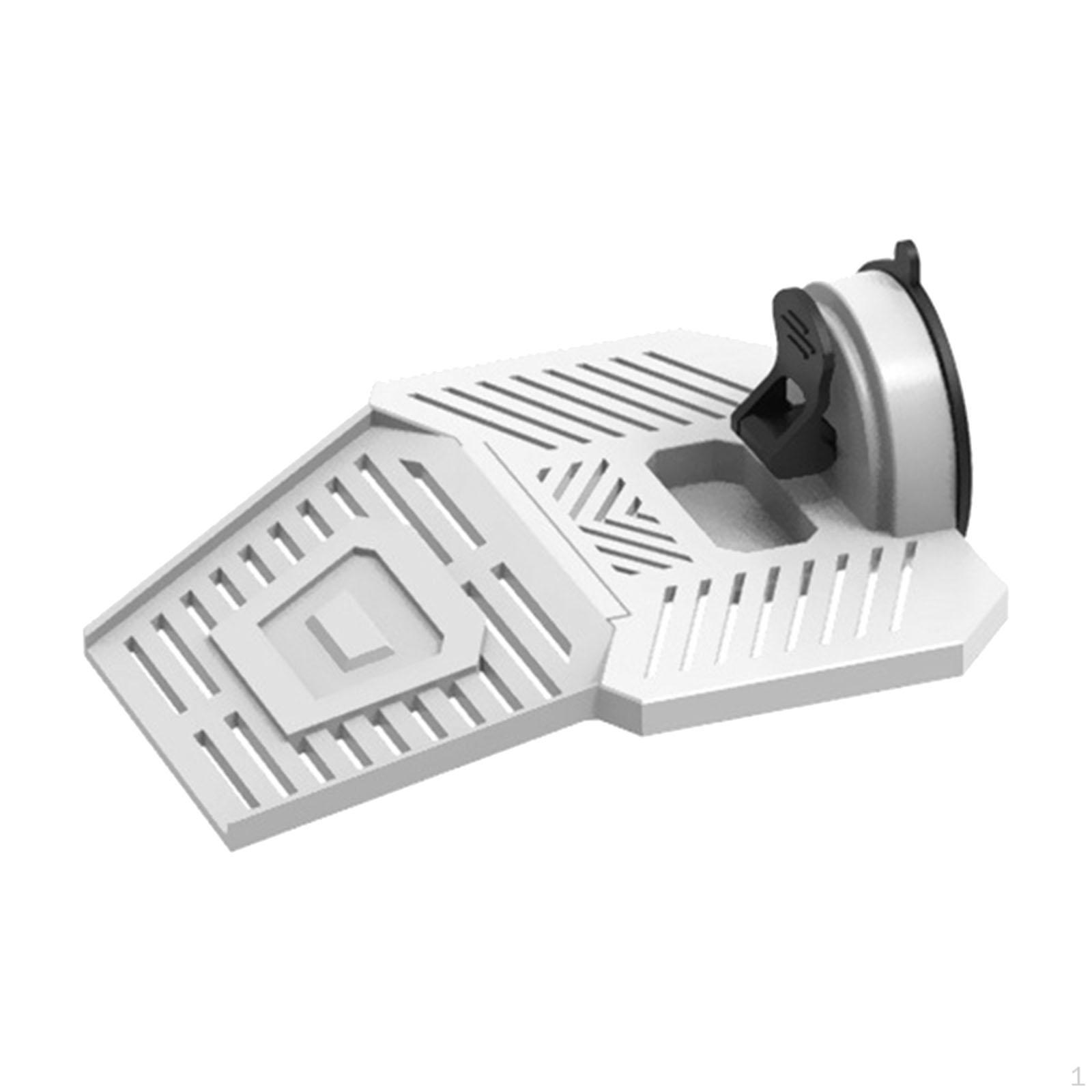 

Basking with Removable Ramp And Suction Cups Reptile Habitat Accessory in Resistant PP Easy White S