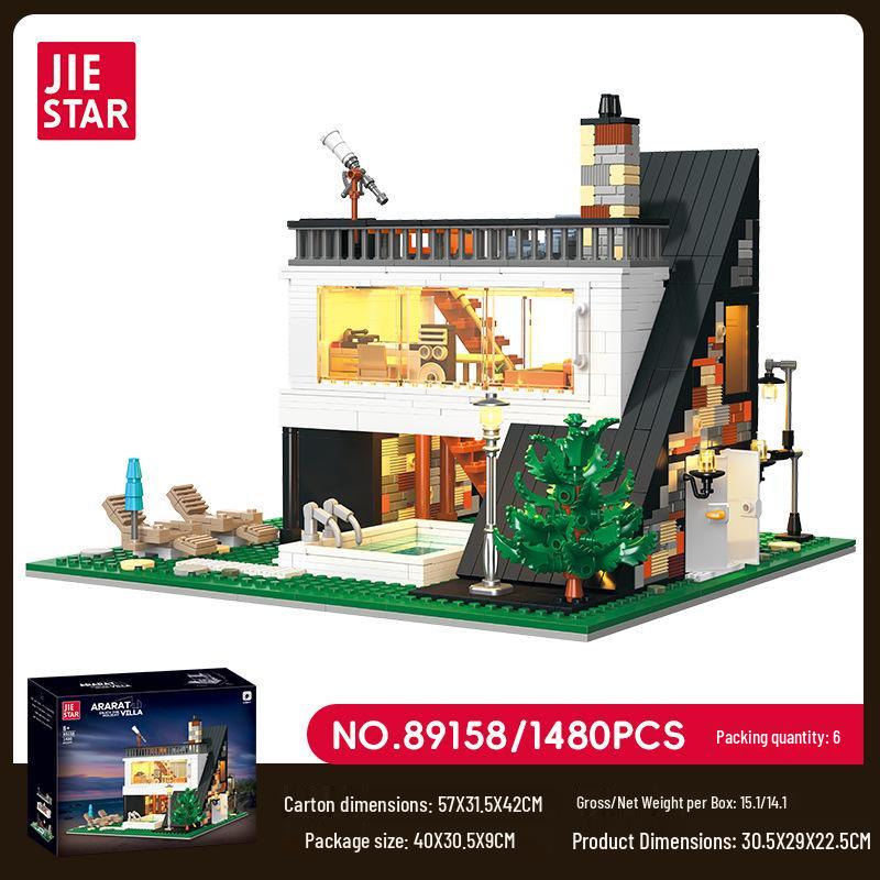 Ararat Villa Architecture Model Toy - High Difficulty Assembly Blocks