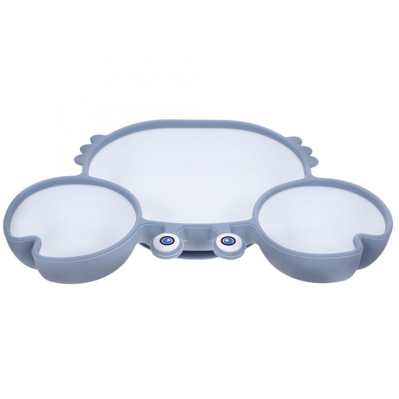 Crab Seperation Bowl Food Toddler Training Disc Silica Gel