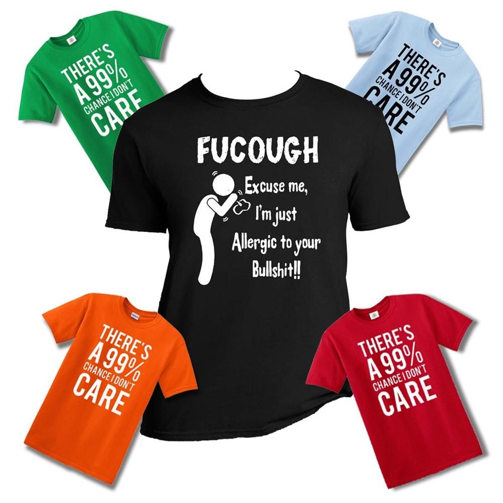 

ФУКОУГ Извините, у меня просто аллергия на вас/Футболка Смешной Юмор Шутка Футболка M