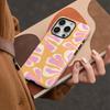 Abstract pattern wireless magnetic suction Apple 17 2-in-1 film case iPhone16/15 mobile phone case AIR hard