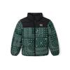 Color Block Floral Print Down Jacket Men Outerwear Green VN0A5F75CX9