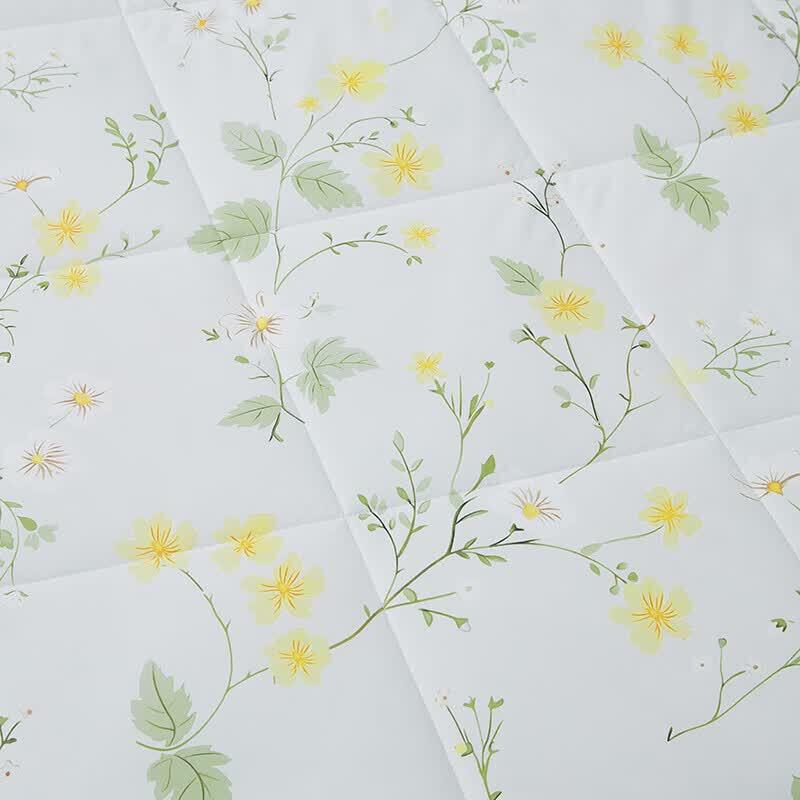 MENGJIE Dreamy Floral Summer Comforter