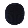 Winter Soft Knitted Hat Windproof Fleece-Lined Ear Protection Cap Thick Warm Beanies Hat Outdoor