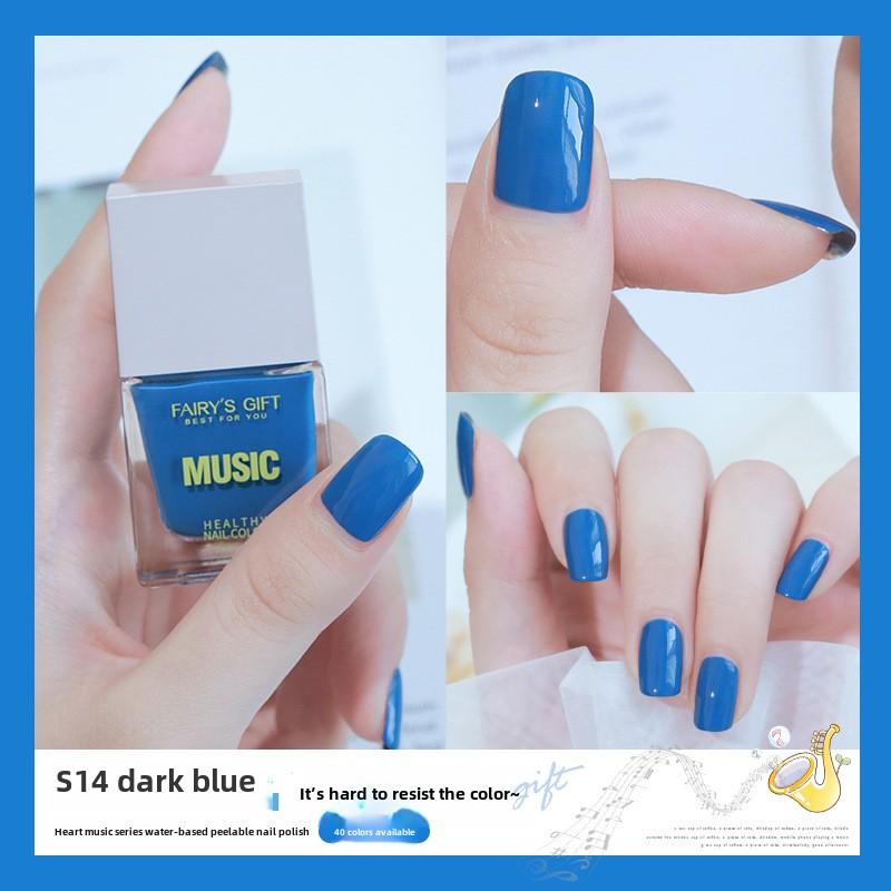 New Water-based Nail Polish, No-bake, Long-lasting, Fast-drying Peelable Nail Polish, Odorless, Transparent and White Nail Polish