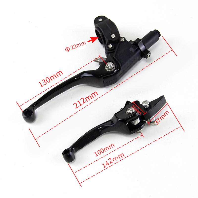 22mm Universal Motorcycle Brake Clutch Levers For CNC ASV Motorbike Door Handle For CRF YZ YZF XR EXC KLX RMZ 125 250 450 250R