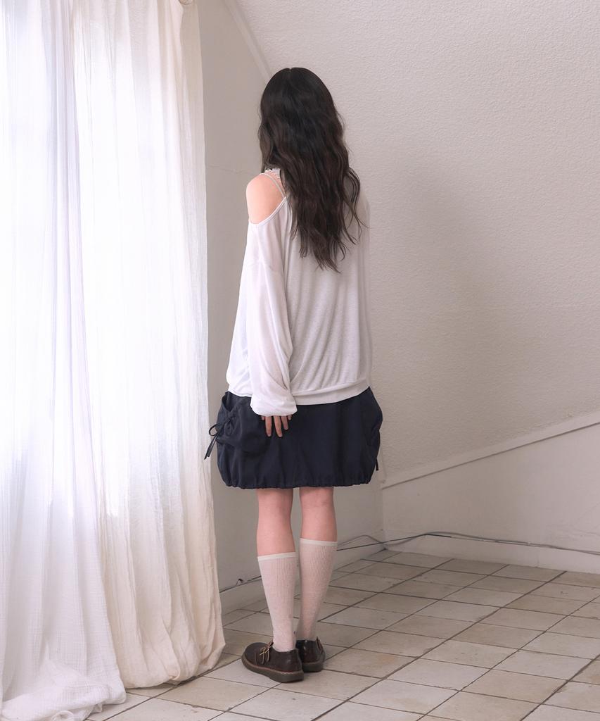 Leijeumiya Baby Glass Sheer Pullover [White]