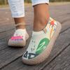 Women's Spring and Summer Casual Flat Shoes, Multi-color Shoes, Light and Breathable Shoes Are Suitable for Outdoor Leisure Sports, Women Shoes