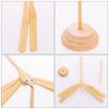 Balance Dragonfly Toys Balanced Bamboo Dragonfly Wooden Flying Arrow Toys Scientific Display Model