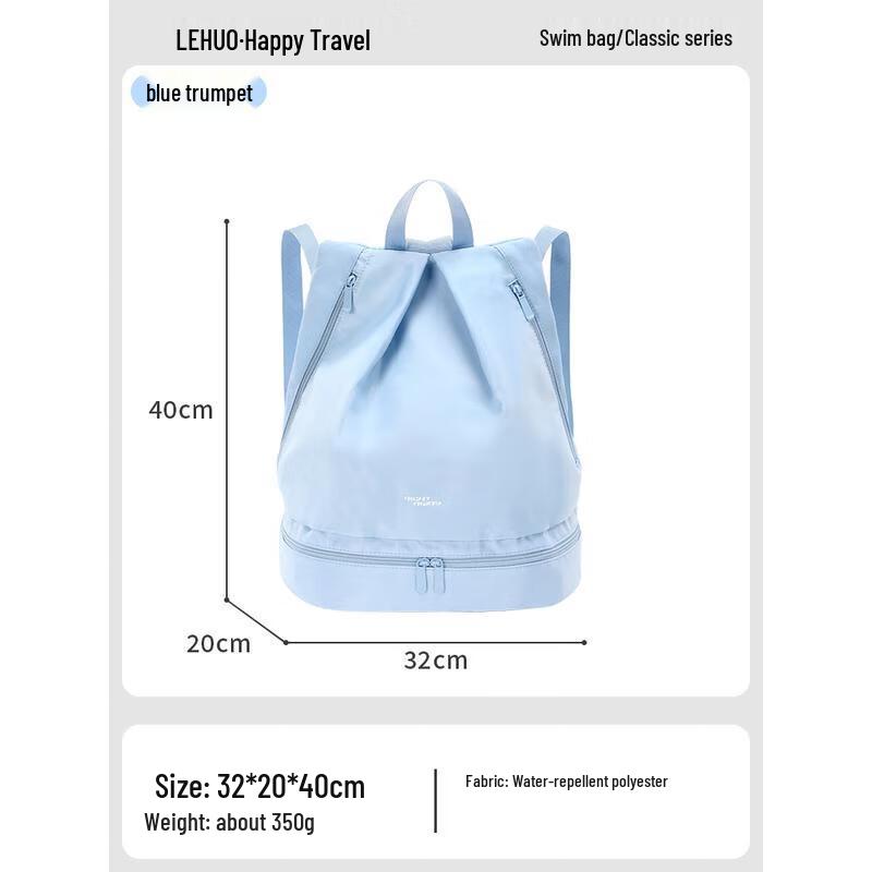 HANDUNYOU Waterproof Dry/Wet Separation Swimming & Fitness Backpack