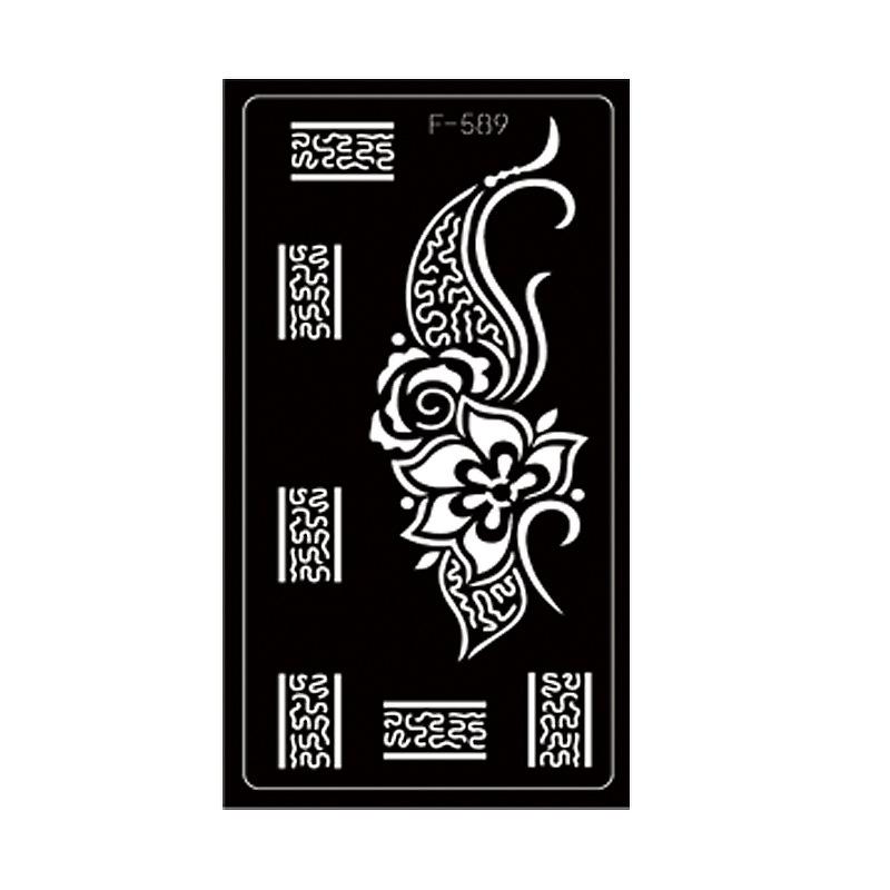 Pet Hollow Tattoo Template Middle East Indian Tattoo Sticker Body Painting Template Sticker Inkjet Painting