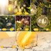 G40 Solar Dimmable LED String Lights for Camping and Courtyard Decoration, Waterproof Large Round Balls