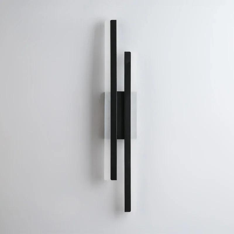 Nordic Modern Minimalist Sconces Light Fixture Indoor Living Room Bedroom Hotel Wall Lights Tricolor