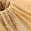 155x45cm Low-stretch 2x2 Polyester Honeycomb Mesh Fabric For Sewing T-shirt Sports Wear Knitted Lining Fabric Cloth TJ10226