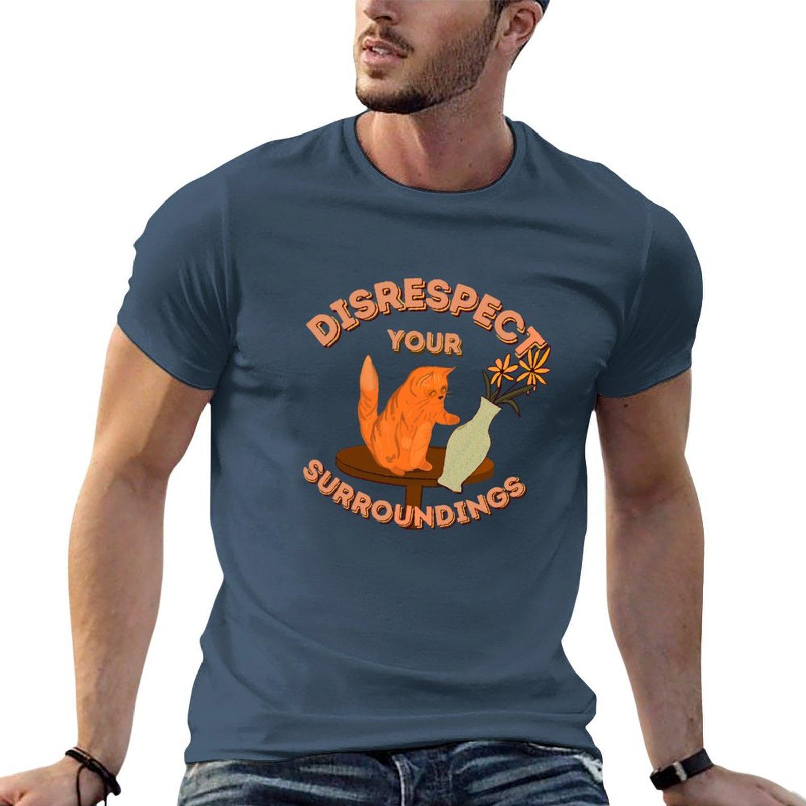 Disrespect Your Surroundings (Original Orange) Tshirt T Shirts For Unisex Graphic Tees Anime Tshirt Tshirt S