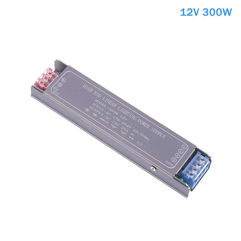 DC 12V 24V Switching Power Supply AC100-264V LED Light Driver Power Adapter 100W 200W 300W Mute Lighting Transformers