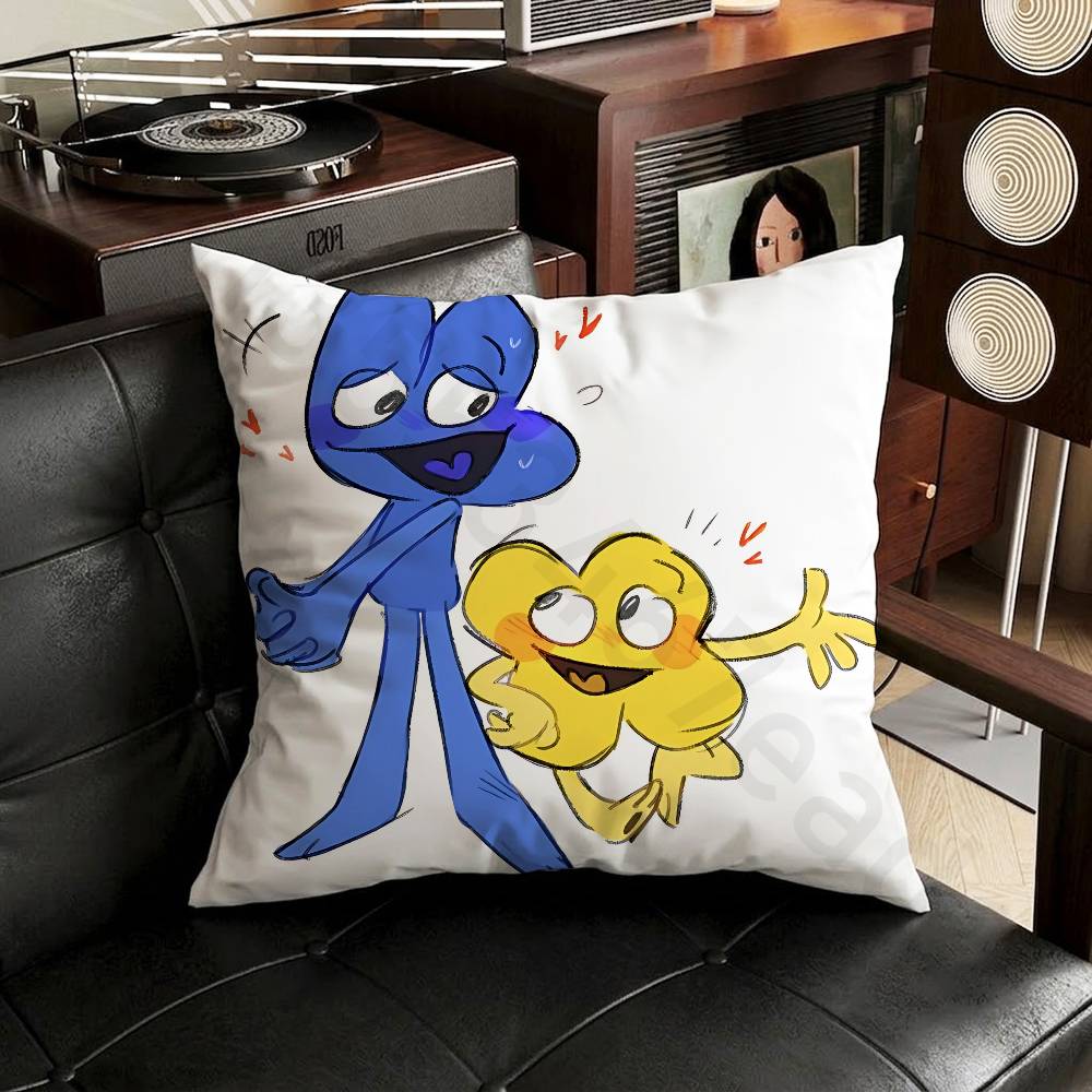 Lustiger Bfb X und Vier Kissenbezug Sofa Wohnzimmer Schlafzimmer Kopfteil Rückenlehne Kissen Quadratisches Kissen Nickerchenzeit