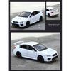 1/30 Subaru STI WRX Alloy Car Model Sound and Light Pull Back Children's Toy Collectibles Birthday Gift