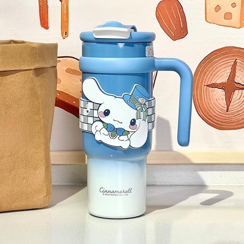 Crayon Shinchan Cartoon Style Reusable Thermos With Handle For Kids And Teens