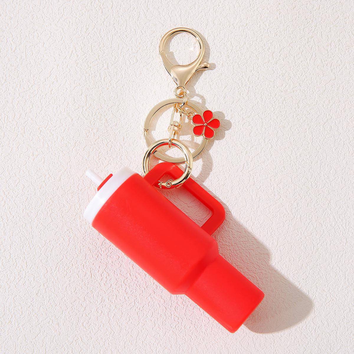 

Кружка Мини Тамблер Брелок Аксессуары Милый Брелок в виде Кружки с Цветком Сумка Кошелек Рюкзак для Женщин Школа Автомобильные Аксессуары Готика Y2k Y158-4