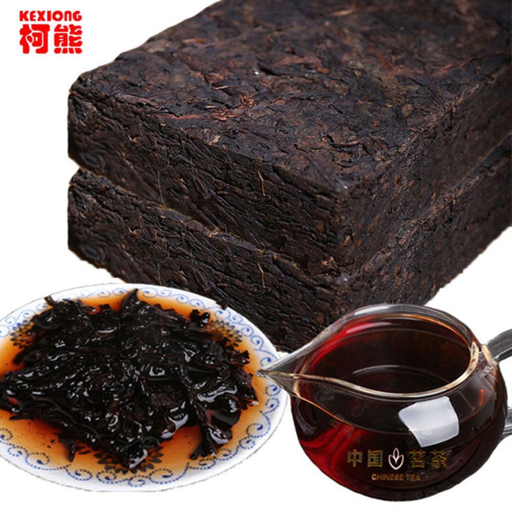 HelloYoung Ripe Pu erh Tea Brick 200g Natural Energy Herbal Tea 01