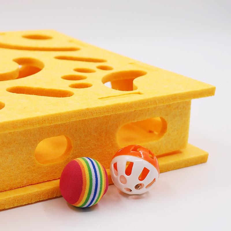Katzenspielzeug, Selbstunterhaltende und Langweilige Gadgets, Lernspielzeugkisten, Drehteller, Katzenspielzeug, Glöckchen, Labyrinthboxen und Ball-Pflück-Spielzeug