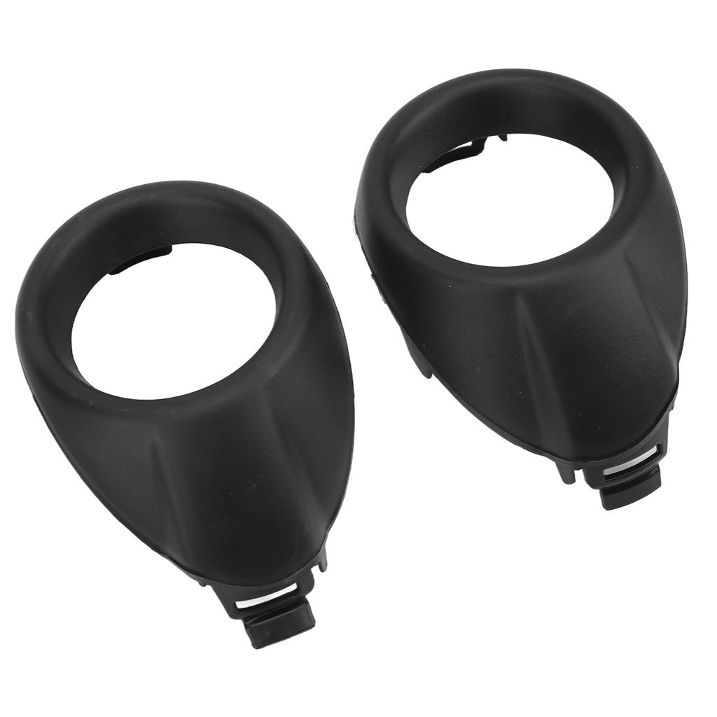 Pair Front Fog Light Ring Trims Black 1703890 Replacement for FORD FOCUS MK3 2011?2014